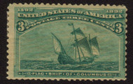 # 232 Fine+ OG Hr, slightly toned,  nice looking