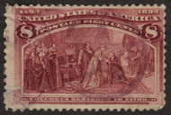 # 236 Fine+, Fancy circled star cancel, faults
