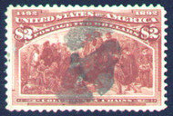 # 242 VF/XF, used, light cancel,  rich color,  seldom seen this nice