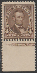 # 269 F-VF OG Hr, Partial imprint, Large bottom, Awesome!