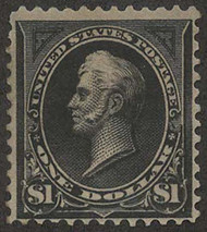 # 276 Fine+ OG H, jet black color, super stamp!