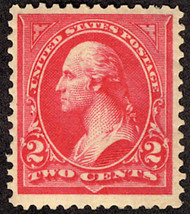 # 279Bc VF OG NH, "ROSE CARMINE",  very rare color,  wonderfully fresh and well centered,  VERY TOUGH TO FIND!