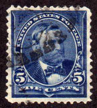 # 281 SUPERB JUMBO used, paper creases, Nicely Centered!