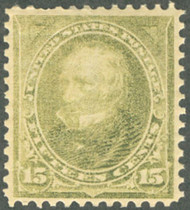 # 284 F/VF OG VLH,  UNDERINKED,  first one we have seen, Nice!