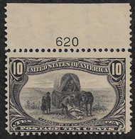 # 290 Fine OG NH, plate number, stamp is NH, CRISP!