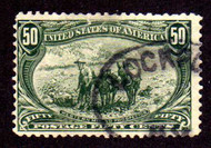 # 291 F/VF, small perf tear, nice looking stamp