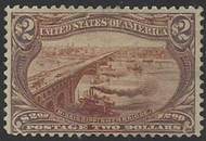 # 293 F/VF NH, possibly RG, small thin, Fresh Color!