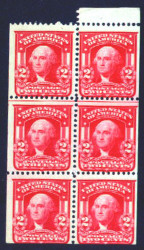 # 319g F/VF OG NH, missing part of tab