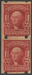 # 320A F/VF OG H, Pair, super fresh color, Brinkerhoff private perf, SELECT!