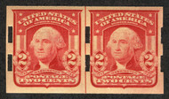 # 320Ad VF OG NH, Line Pair, Private Schermack Perfs, a wonderful Line Pair, full OG that is never hinged,  SUPER CHOICE!