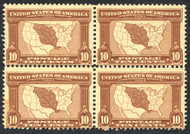 # 327 Fine+ OG NH, Block, post office fresh,   RARE to find a NH block in this state!