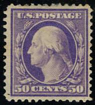 # 341 F/VF OG LH, 50c Washington,  Super Nice!