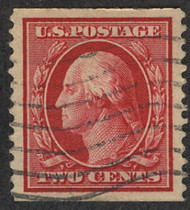 # 353 XF-SUPERB JUMBO, well centered within huge margins, wavy line cancel, CHOICE!