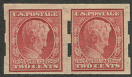 # 368 VF OG H, Pair, Schermack private perf, Nice!