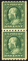 # 390 VF/XF OG NH, Pair, Outstanding Pair,  super color!