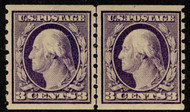 # 394 F/VF+ OG LH, Line Pair, very fresh and nearly VF,  Super Nice!