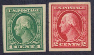 # 408 - 09 VF/XF OG NH, single of each,  fresh, (Stock Photo - You will receive a comparable stamp)