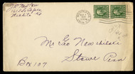 # 410 F/VF, Pair on cover, slight creases, RARE!