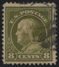 # 414 F/VF, nice used stamp