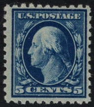 # 428 F/VF OG H, nice fresh color,  tough stamp