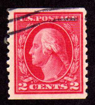 # 444 F/VF, complete perfs, nice color