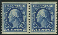 # 447 F/VF OG NH, Pair, Bright Color!