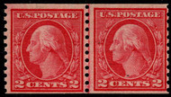 # 453 VF OG VVLH, Line Pair, extremely well centered for this issue,   SUPER NICE!