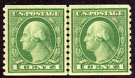 # 490 F/VF OG NH Line Pair, Rich Color! (Stock Photo - You will receive comparable stamp)