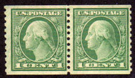# 490 F/VF OG NH Pair, Nice Color! (Stock Photo - You will receive comparable stamp)