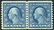 # 496 SUPERB OG NH, Pair, wonderful centering,  bold color,  GEM!