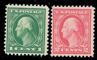 # 498, 499 F/VF OG NH, Nice Set! (Stock Photo - You will receive comparable stamp)