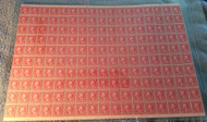 # 540 2c Washington, full sheet of 170, SUPER RARE INTACT SHEET,  6 stamps LH, balance NH, usual fold for this larger sheet,  BETTER BOTTOM ROW IMPERF MARGIN,   SUPER!