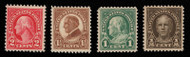 # 551 - 554 F/VF OG Hr, nice mini set, Fresh!