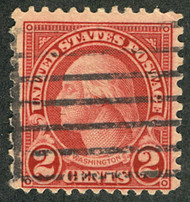 # 579 F/VF, rare used,  11 x 10 rotary press stamp,  Very Nice!