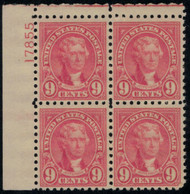 # 590 VF+ OG H, a wonderful fresh color, rare plate with this centering!