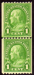 # 604 F/VF OG NH Line Pair, Rich Color! (Stock Photo - You will receive a comparable stamp)