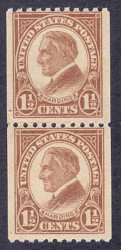 # 605 F/VF OG NH Line Pair, Fresh! (Stock Photo - You will receive a comparable stamp)