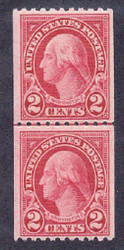 # 606 F/VF OG NH Line Pair, Bold Color!! (Stock Photo - You will receive a comparable stamp)