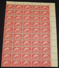 # 615 2c Huguenot / Walloon, strong F/VF OG NH, Full Sheet of 50, Post office fresh!,   Tough sheet to find this nice,  CHOICE!