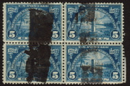 # 616 VF/XF, block, well centered