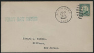 # 622 First Day Covers, VF, Fresh cancel and markings, blue "FIRST DAY COVER" hand stamp, Nice!