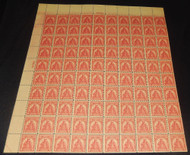 # 657 2c Sullivan, F/VF OG 96 stamps NH, 4 stamps hinged, Full Sheet of 100,  Post Office Fresh!