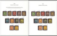 # 658-679 Kansas Overprint Issues F-VF OG NH, what you see is what you receive, Amazing set!
