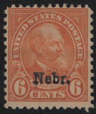 # 675 F/VF OG Hr, nicely centered, fresh
