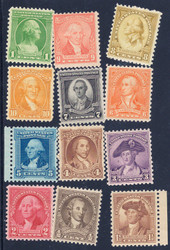 # 704 - 715 F/VF OG NH, Great Set! (Stock Photo - you will receive comparable stamps)