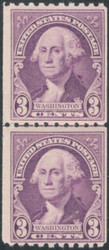# 722 F/VF OG NH Line Pair, Crisp! (Stock Photo - You will receive a comparable stamp)