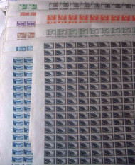 # 756-765 PARKS,  VF/XF NH, Full Sheets of 200, COMPLETE SET,  Very Fresh, Usual light edge war, Rolled in a tube.  SUPER SET!