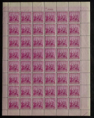 # 836 3c Swedish- Finnish Territory, F/VF OG NH, sheet of 50, nice sheet **Stock Photo - you will receive a comparable sheet**