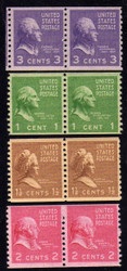 # 839 - 842 F/VG OG NH, Nice set of Pairs!! (Stock Photo - You will receive a comparable stamp)