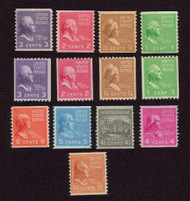 # 839 - 851 F/VF OG NH, Nice Set! (Stock Photo - You will receive a comparable stamp)